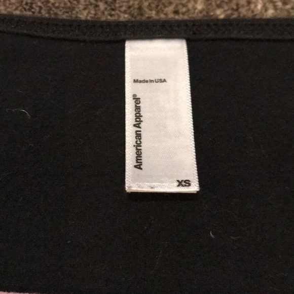 American apparel cross body suit. Black. Size xs - Picture 3 of 3